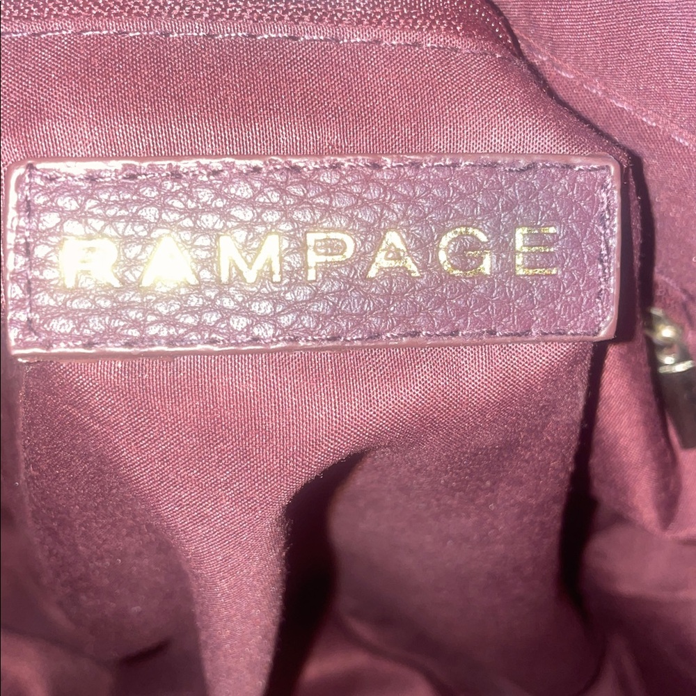 🛍️ Rampage Quilted Maroon Satchel -EUC (barely loved) - Picture 9 of 10